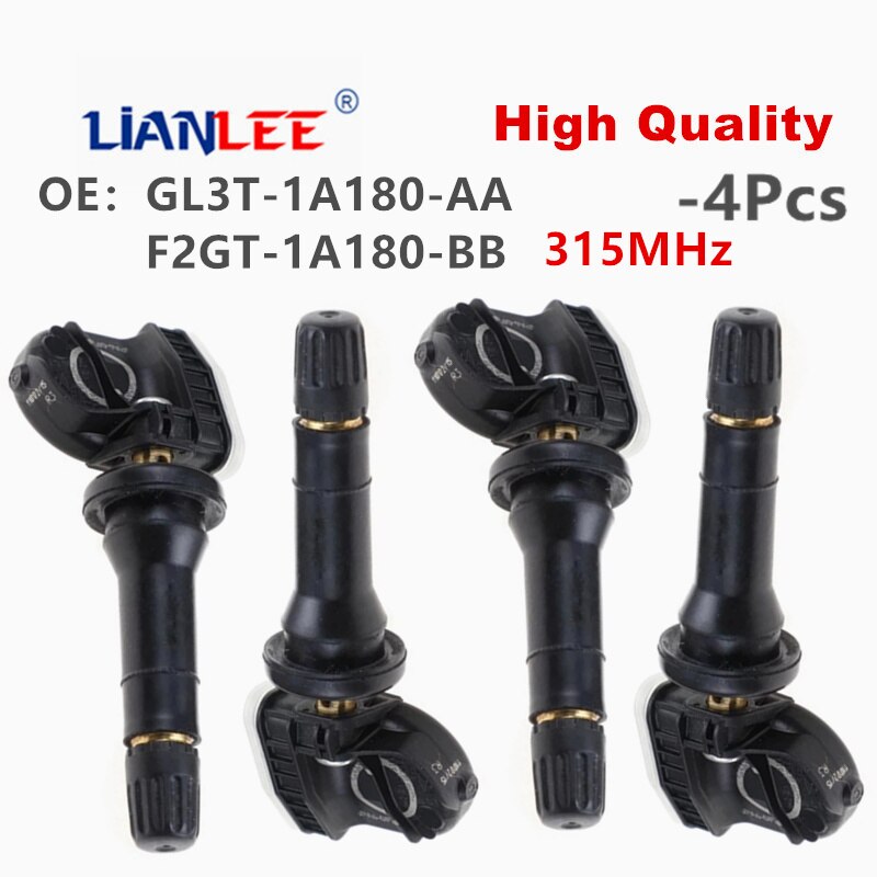 4Pcs/Lot For FORD F150 315MHz TIRE PRESSURE SENSOR TPMS FORD TIRE AIR PRESSURE SENSOR GL3T-1A180-AA F2GT-1A180-BB: Default Title