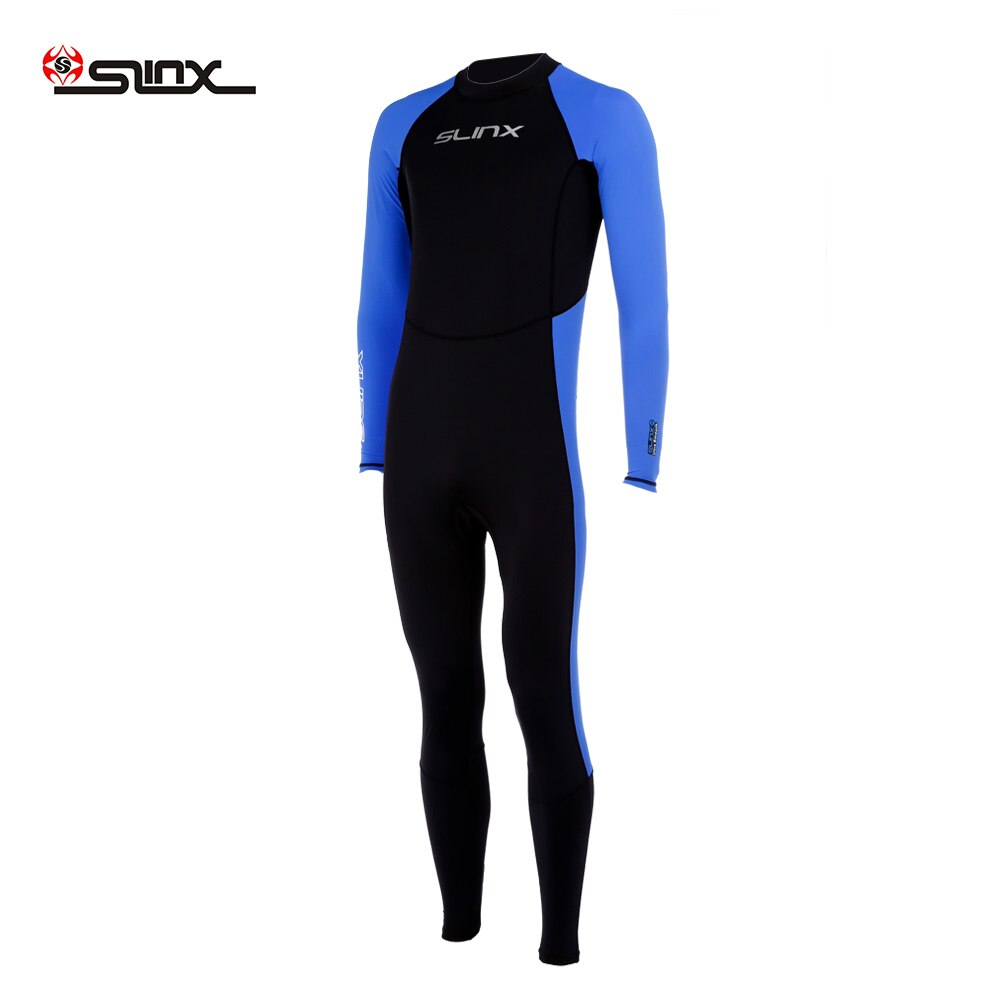 Slinx herre rash guard suit våddragt langærmet solcreme rash guard våddragt med unik hovedbeklædning til huddykning surfing svømning: M