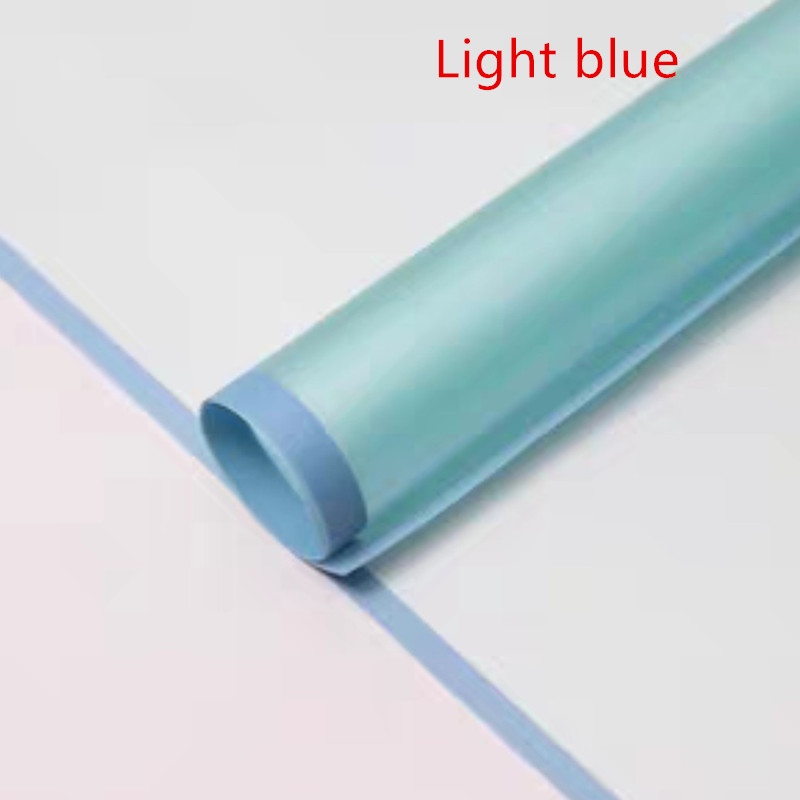 5 Blatt halbtransparentes Blumen-Geschenkpapier Ich bin koreanischen Stil, , Schleifkante, Rose, Verpackung, Floristenstrauß, Geschenkmaterial: Braun