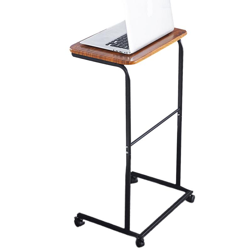 Mesa auxiliar móvil para sofá, bandeja para TV, mesa auxiliar para cama con rueda, alta capacidad de carga, mesa deslizante silenciosa para sala de estar