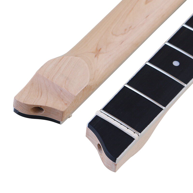 Headless electric guitar neck Canada flame maple guitar neck 24 frets natural 5.6cm width