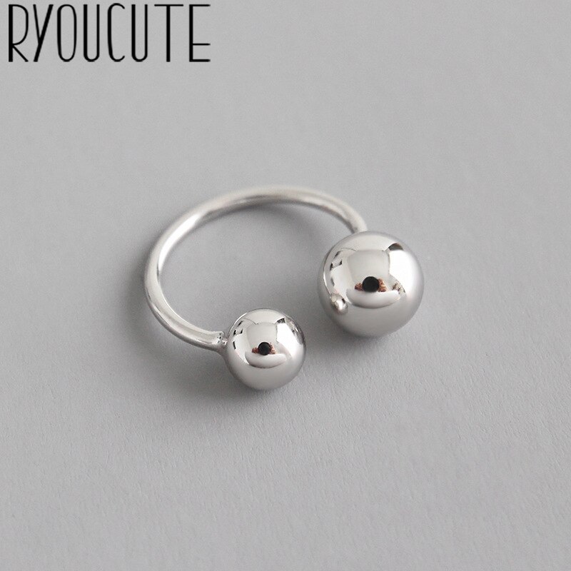 Originele Populaire Kraal Bal Vinger Ring Eenvoudige Ringen Voor Vrouwen Wedding Engagement Sieraden