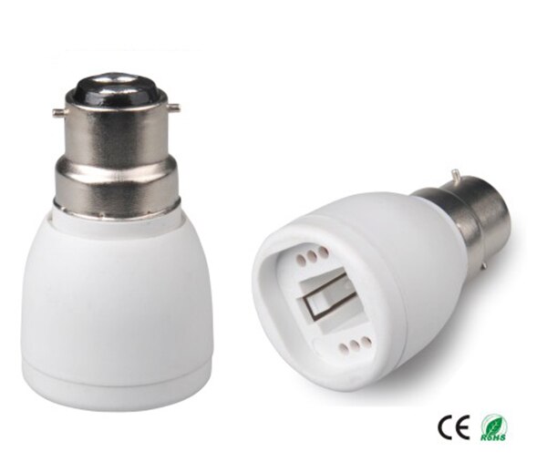 B22 to G24 Light Socket adapter, B22 to g24 lamp holder converter, CE Rohs,Install G24, Gx24 2P 4P to B22 Socket