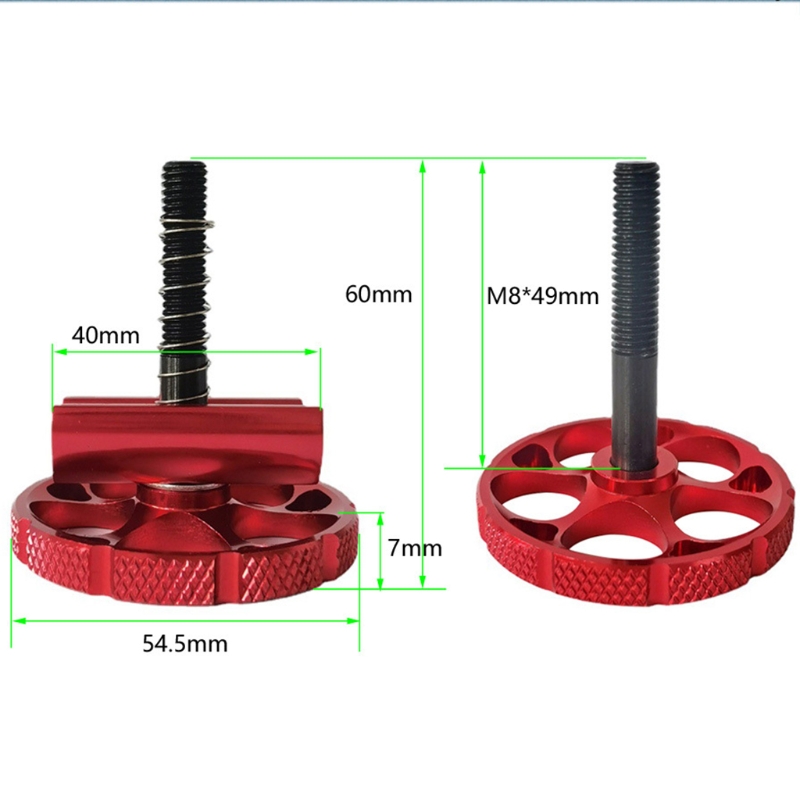 Magnetic Hinge Clamp Plate for Brompton, Anodized Button,Black Gold Red Silver Titanium,Diamond Grade G99D