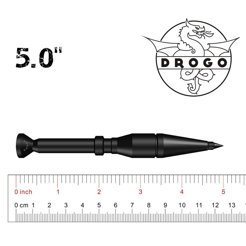 DROGO 5" MissileX Vervangende Antenne voor Dodge RAM 1500 1991 - Gepoedercoat Aluminium - Verbeterde FM/AM Radio Ontvangst
