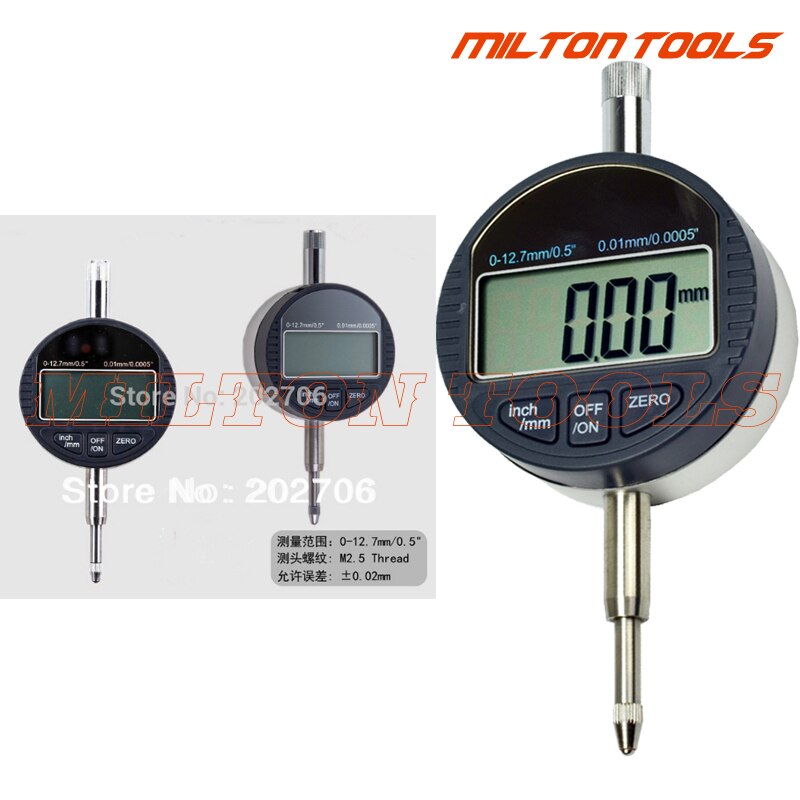 ! 0-12.7mm/0.5" x0.01mm digital indicator digital dial indicator