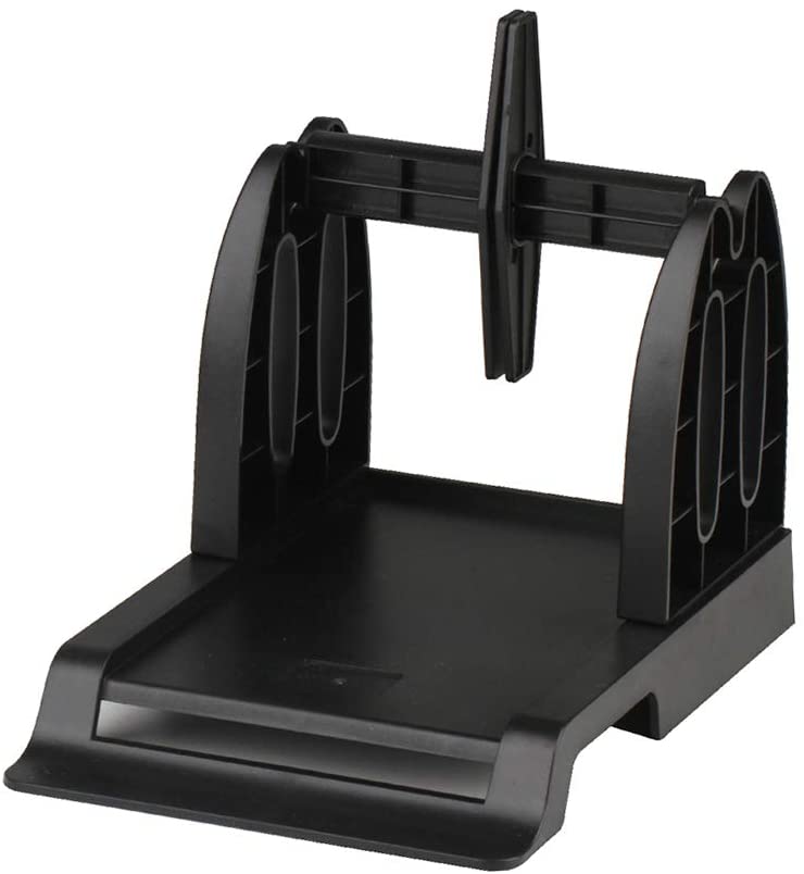 Externe Roll Label Houder Voor Desktop Barocde Label Printer Voor Argox Datamax Tsc Godex Zebra Printer (Zwart)