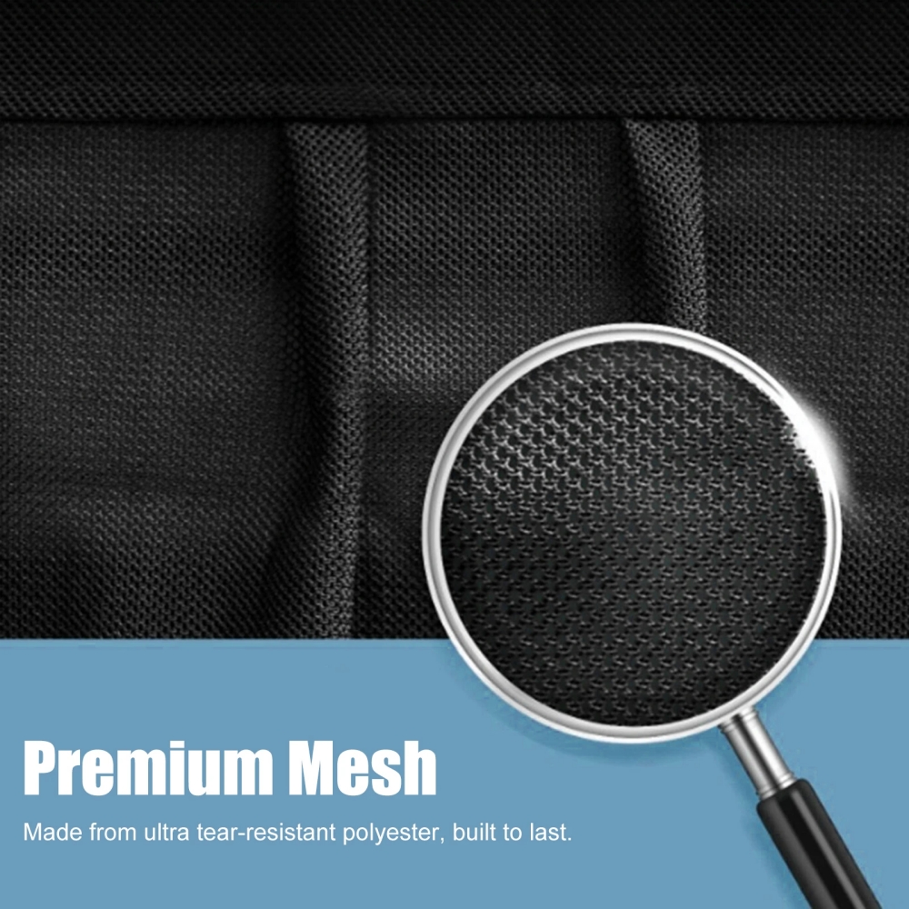 Van Tailgate Barn/Side Door Magnetic Mosquito Fly Screen Net Sunshade With Storage Bag For Caravan Motorhome Campervan