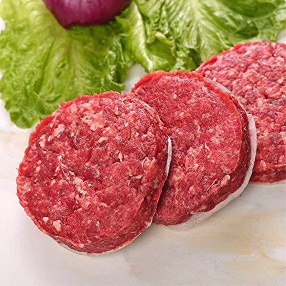 100pcs Round Hamburger Oil Blotting Paper BBQ Grill Paper Absorbing Sheet Non-stick Hamburger Patty Paper Kitchen Tools