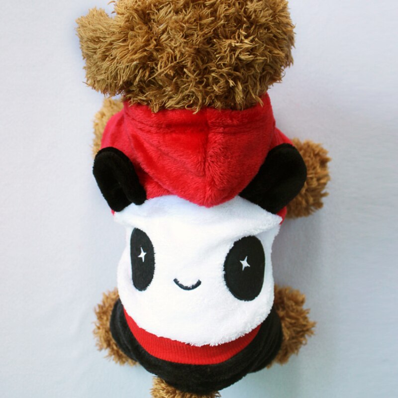 Roupa de cachorro de panda, fantasia fofa para inverno, roupa para cachorro, pijama de lã, quente, casaco para cachorro, jaqueta para filhote de cachorro, chihuahua