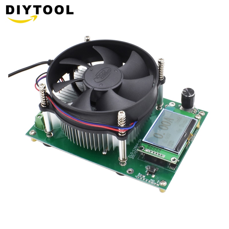 150W Constant Current Electronic Load 60V 10A 12V Battery Discharge Capacity Tester Electrical Instruments Ammeter Voltmeter