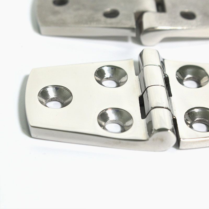 4Pcs Marine Boat Stainless Steel Strap Hinge 3" x 1.5" Hinges Door Hardware