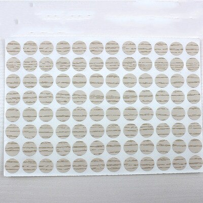 96Pcs/Sheet Pvc 15Mm Zelfklevende Decoratieve Films Meubels Schroef Cover Caps Stickers Hout Ambacht Bureau Kast ornament: 17