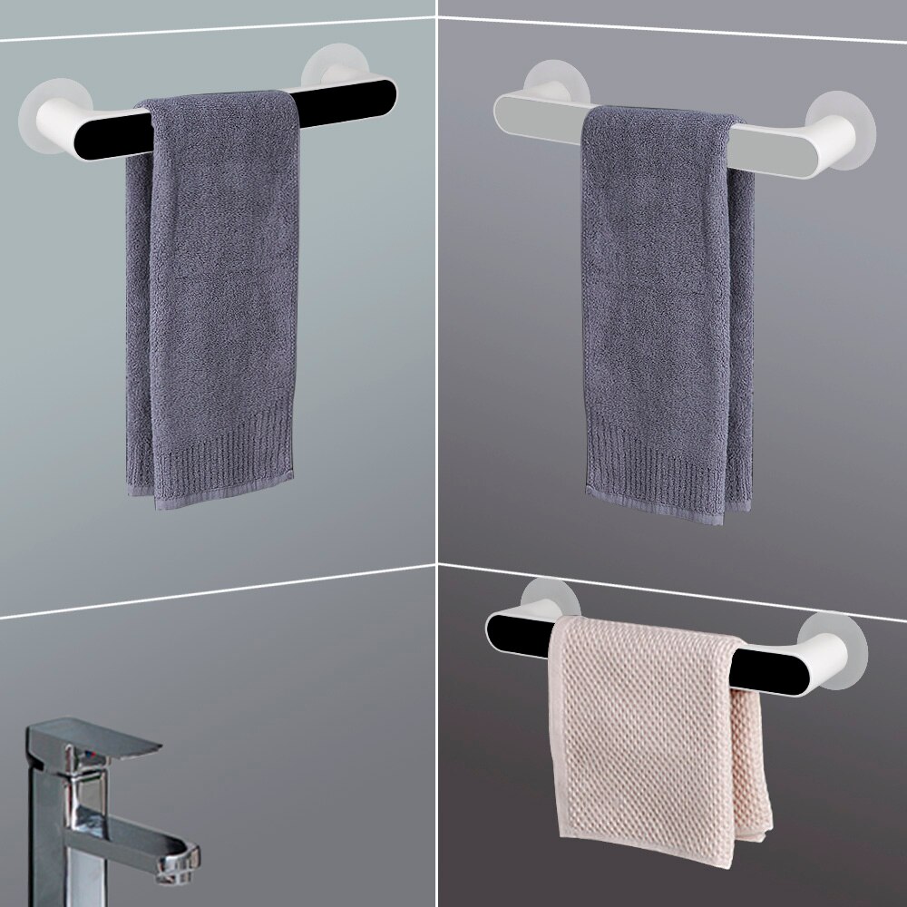 Self-adhesive Towel Rack Wall Mounted Bathroom Org... – Vicedeal