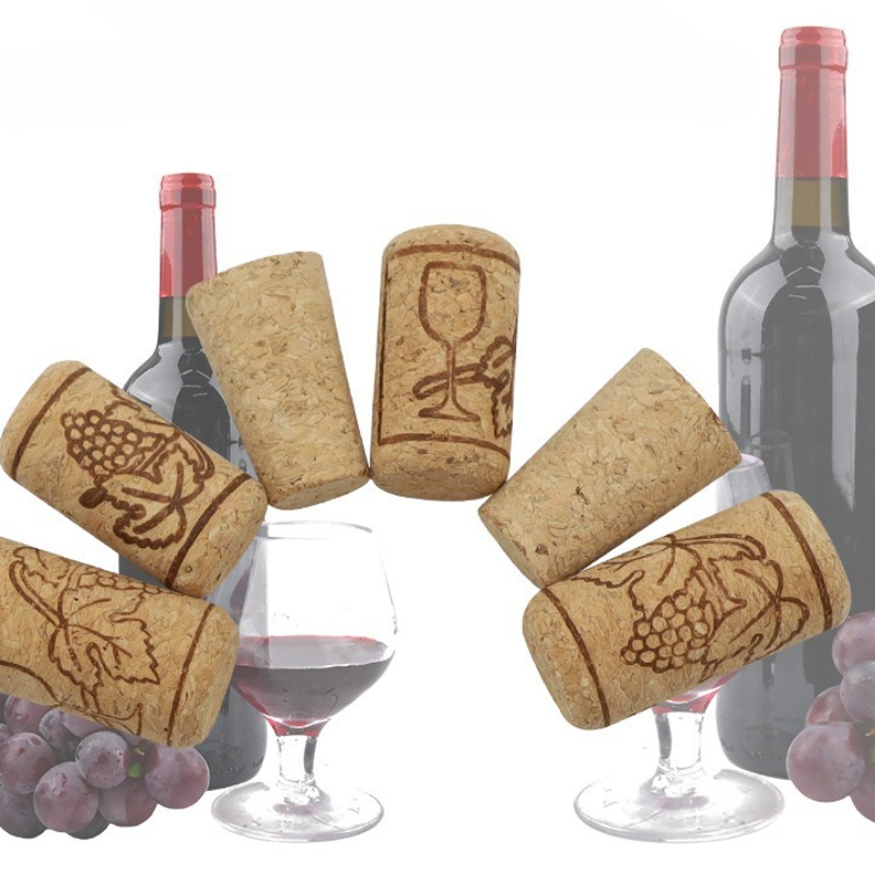 20 unids/set tapón de corcho de vino tapón de botella de vino de madera Natural herramientas de Bar accesorios de cocina