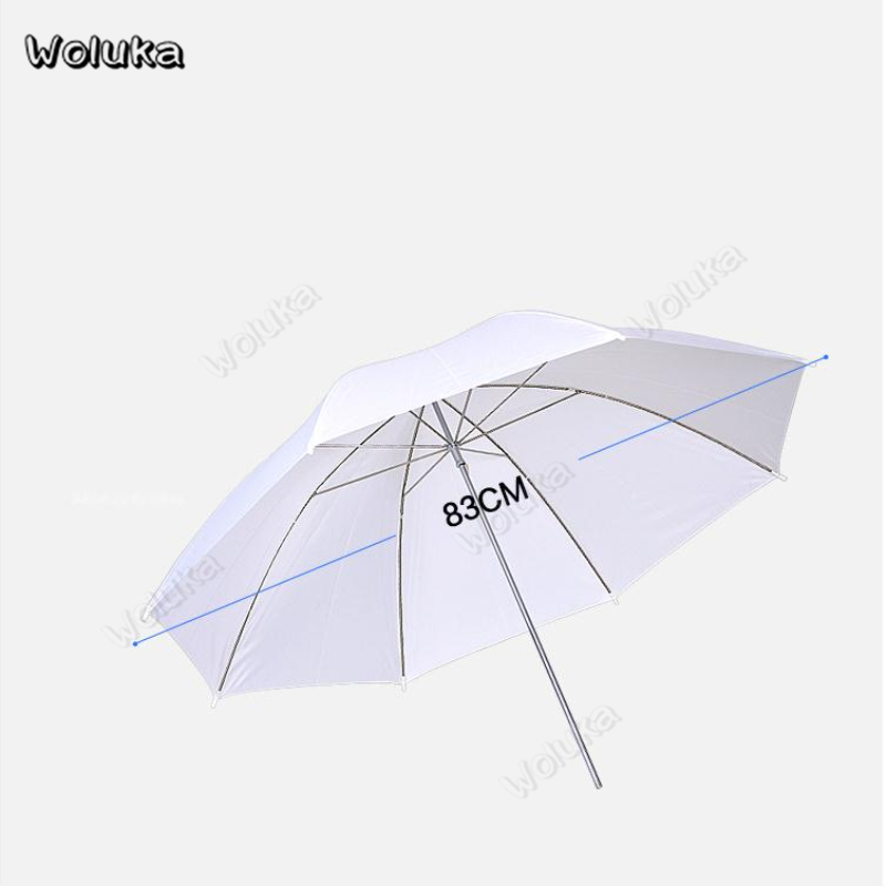 Zachte Paraplu 33 inch Oubao 83 cm Wit Reflector 8 frame ribben studio fotografie transparante paraplu softlight flash CD50 T10