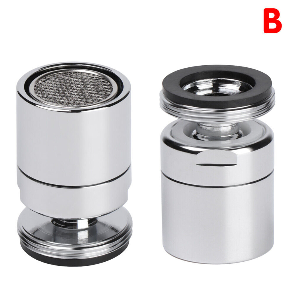 Aérateur de robinet d'eau 22mm femelle 24mm mâle, 1 pièce, rotation de degrés, Super pulvérisateur, résistant aux éclaboussures, économie d'eau, pièces de buse: Or
