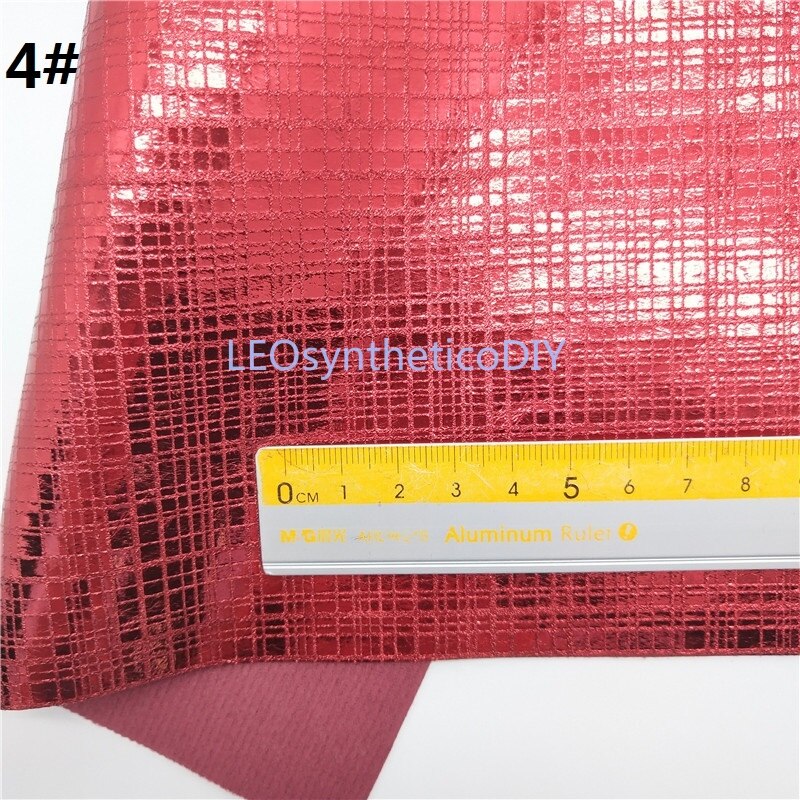 1PC 21X29CM Metallic Faux Leer Stof, Synthetisch Leer Stof Lakens, PU Leer Voor Maken Bows LEOsyntheticoDIY T296