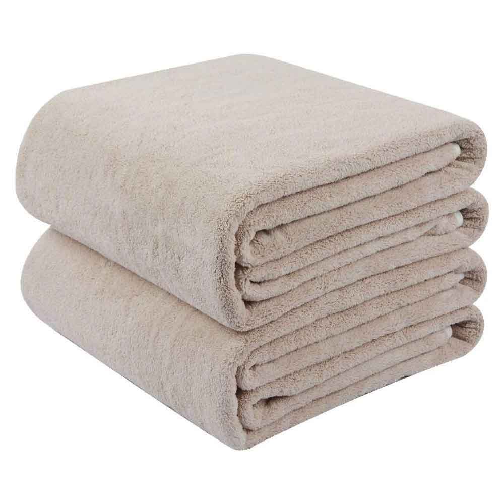 Mikrofiber badhanddukar stor handduk superabsorberande duschhandduk extra mjuka handdukar för sportresor 2 pack 30 inx 60in