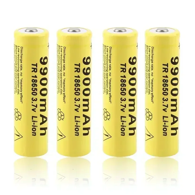 18650. Lithium ion battery A high-power flashlight with a large capacity 3.7V 9900mah GTF rechargeable battery Headligh