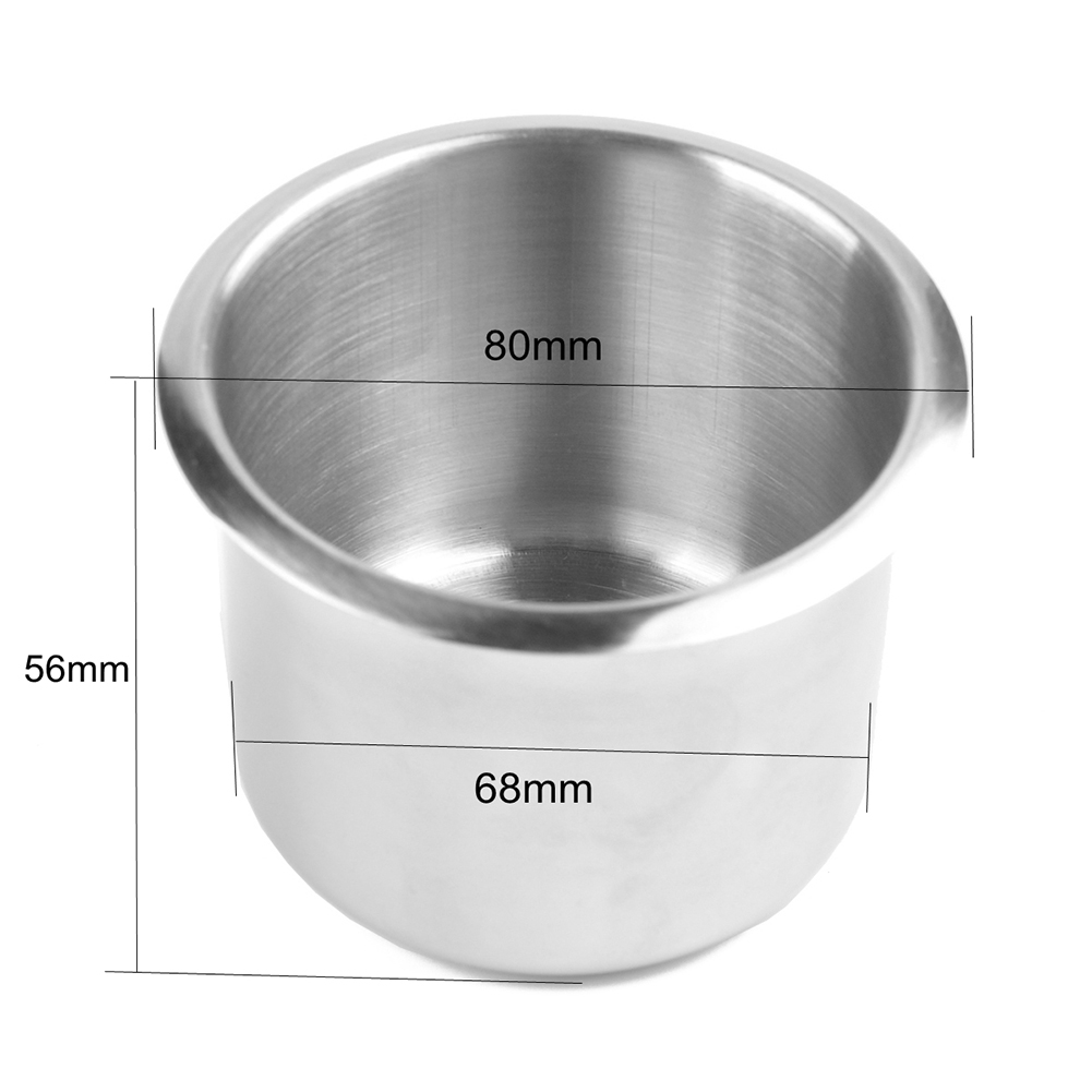 1pc Stainless Steel Cup Drinking Holder for Car Truck Marine Boat Camper Barge