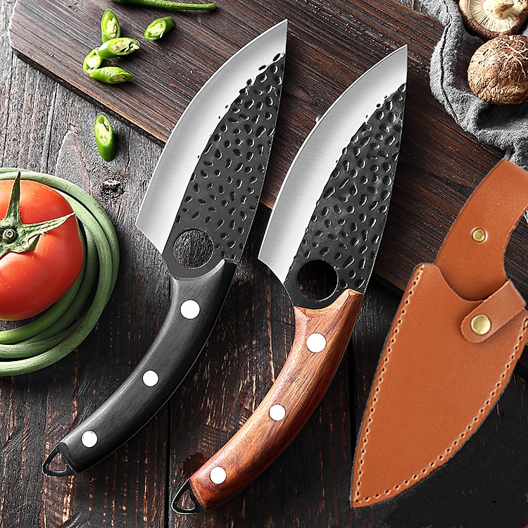 6 Inch Hand-forged Stainless Steel Butcher Knife Boning Knife Fish Knife Kitchen Cleaver Butcher Fish Fillet Cooking Tool
