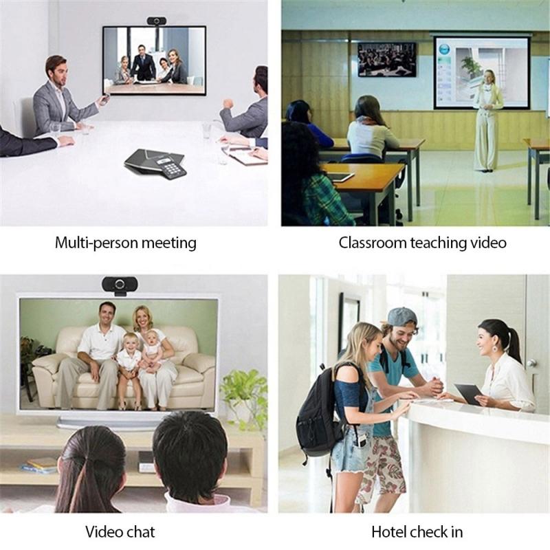 HD Webcam 1080P/720P Web Camera Auto Focus Built-in Noise Reduction Microphone 30fps USB2.0 Web Cam For Laptop Desktop