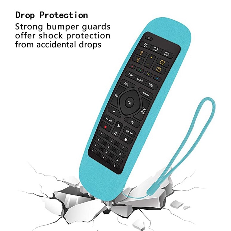 Remote Control Case for Logitech Harmony Companion Remote Control Case Shockproof and Washable Silicone Case