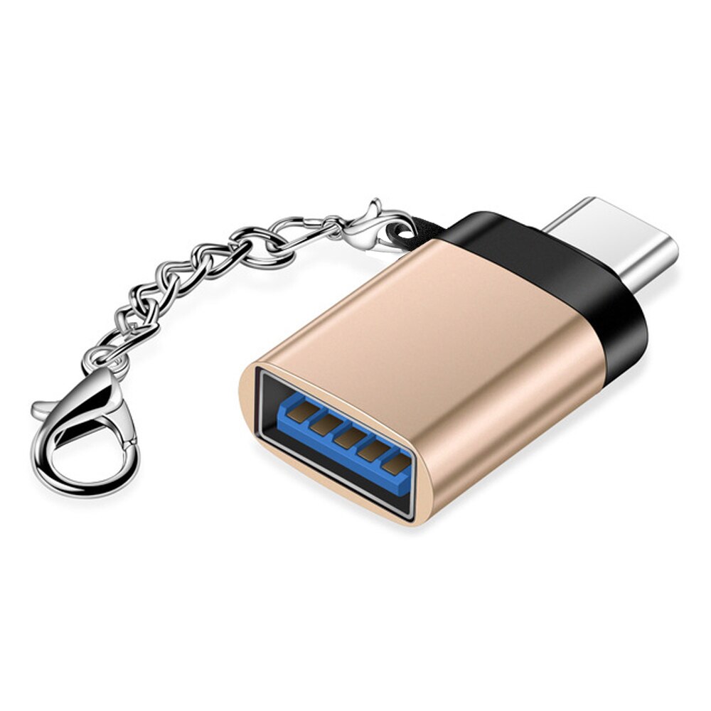 Usb C a Usb 3.0 Otg Tipo C Adattatore convertitore per Macbook pro Oneplus 7 pro 7 T di Un Più samsung S10 S9 S8 Huawei P20 pro di Tipo-C: Oro