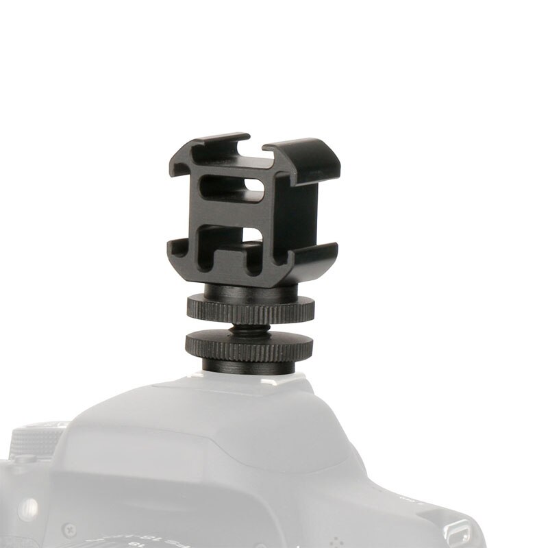 1-10Stck 3 Kalten Schuh Auf-Kamera montieren Adapter Verlängern Hafen für Kanon Nikon Sony DSLR Kamera für Mikrofon Monitor LED Video Licht