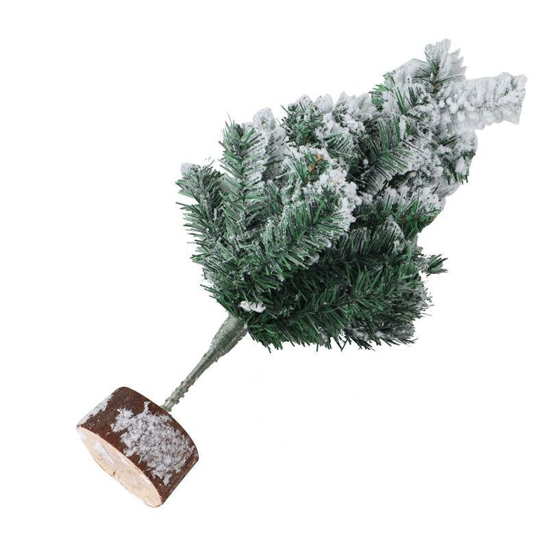 45Cm Flocked Christmas Tree White Densified Snow Spray Simulation Christmas Tree Scene Decoration