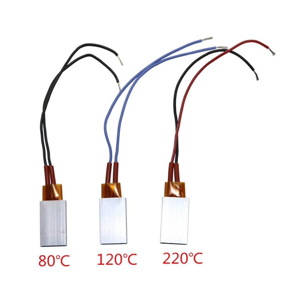 80 °/120 °/220 ° Verwarmingselement 12V Toepasselijk Miniatuur Verwarming Accessoires Krulspelden Heater Air Verwarming fittings 1 Pc