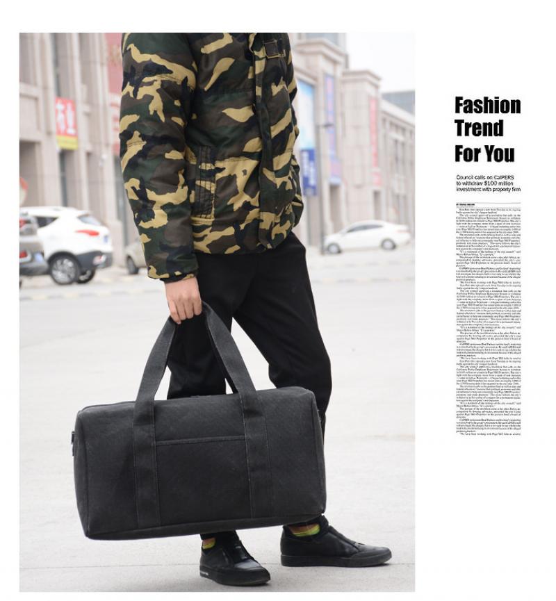 Torby na ramię męskie torby podróżne o dużej pojemności płótno podróżne nowe torby na siłownię duże torba z rączkami o dużej pojemności wodoodporny czas wolny