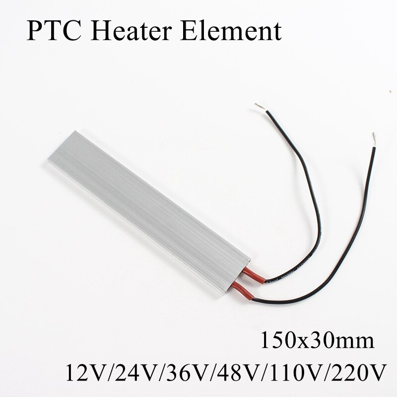 150x30mm 12V 220V PTC Heizung Element Konstante Thermostat Isolierte Thermistor Keramik Luft Heizung Platte Fan wärme Film 12 100 220