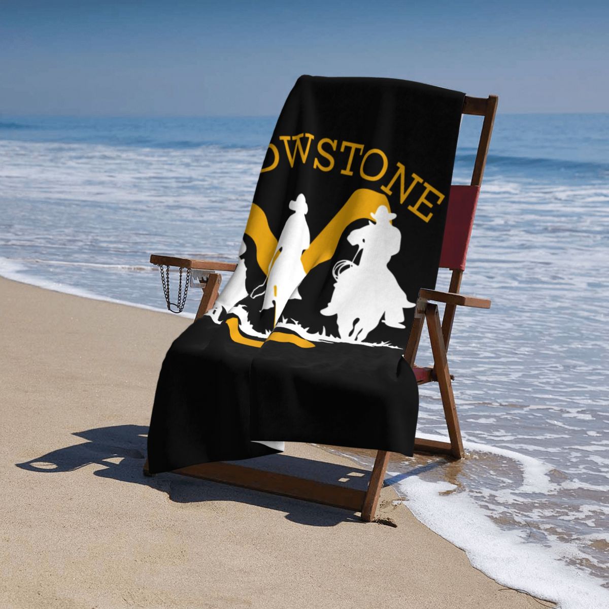 Yellowstone Grote Badhanddoek Snel Droog Strand Sjaal Badhanddoek Voor Zwemmen Badkamer Thuis Unisex, 52in X 32 In