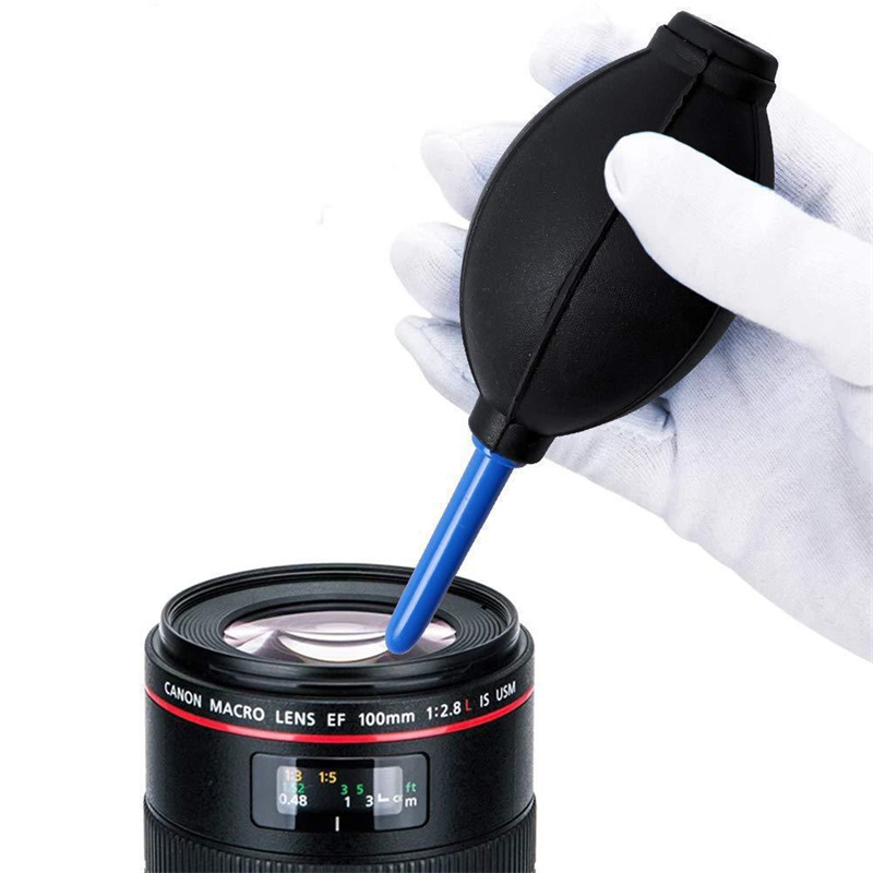 5-teiliges Kamera-Reinigungsset, Luftgebläse + Linsenbürsten + Reinigungsstift + Reinigungstuch für Kameraobjektive und Filter, Sensorbildschirm, LCD