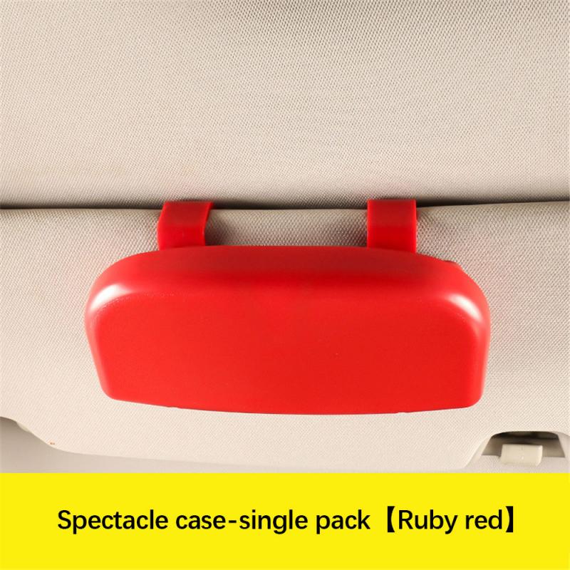 Funda Universal para gafas de sol, estuche para gafas de sol de coche, caja de almacenamiento para tarjetas, accesorios de Interior: 03