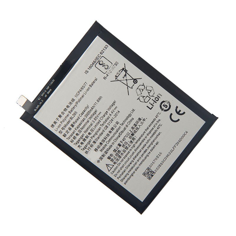 BL265 Battery - 3000mAh - Original Replacement for Lenovo M Kung-Fu XT1662 MOTO M XT1663