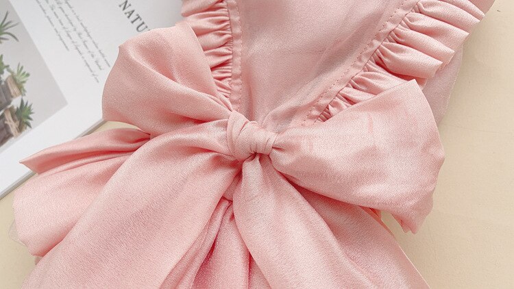 Spring Dog Dress Skirt Puppy Girl Dog Clothes Chihuahua Pomeranian Poodle Bichon Schnauzer Pet Outfit Small Cat Dog Clothing