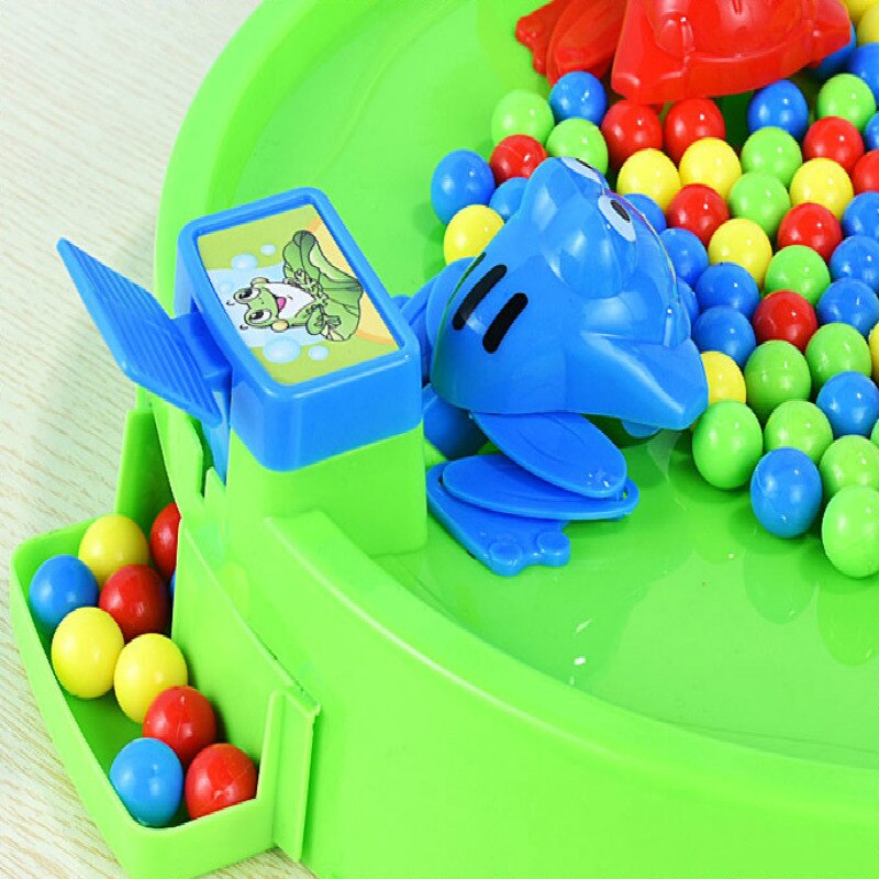 Karmienie małej żaby perłowej jedzenie fasoli gra w gry mózgowe gry dla rodziców gry dla dzieci zabawki dla dzieci o fajna zabawka