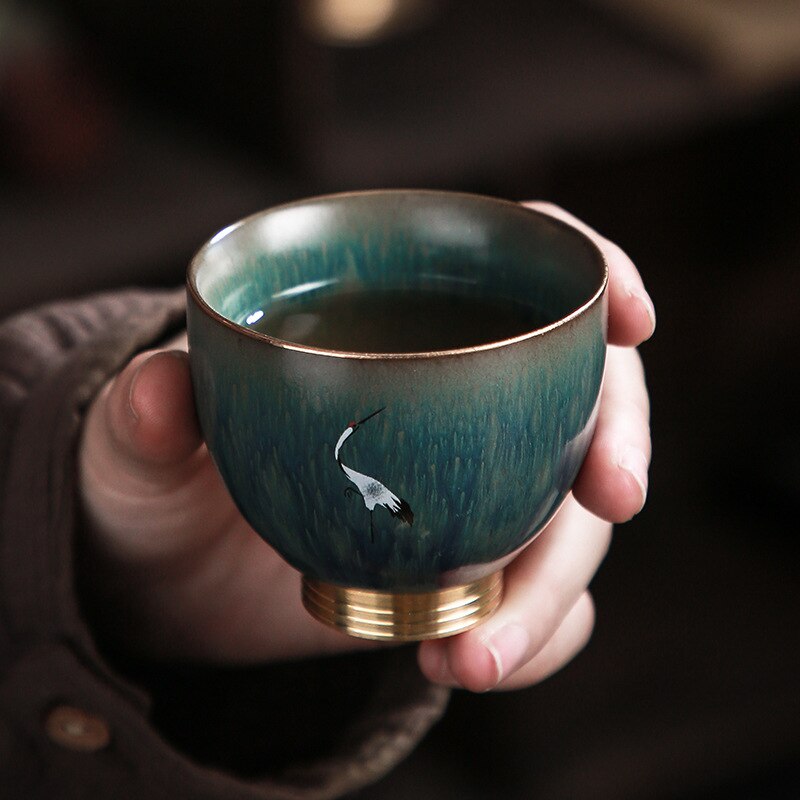 Keramische Retro Thee Kopje Thee Set Theepot Japanse Stijl Grote Master Cup Persoonlijke Enkel Kopje Thee Cup