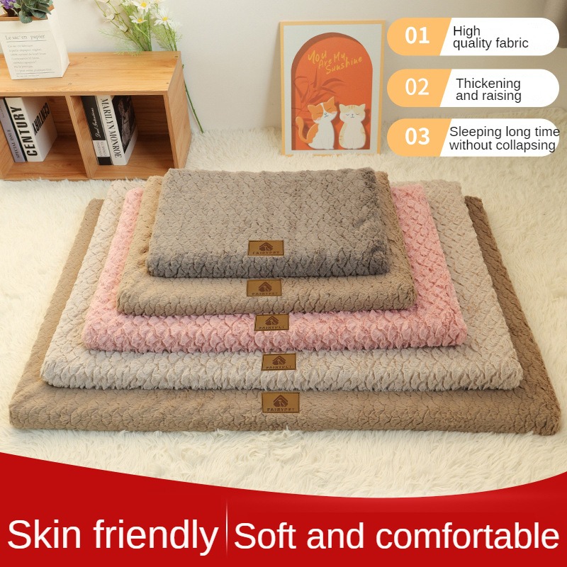 Alfombrilla para perro, cojín para cachorro grande, resistente al desgaste, impermeable, casa, cama mediana y grande, acolchado para perro, accesorios, suministros, alfombra para sofá