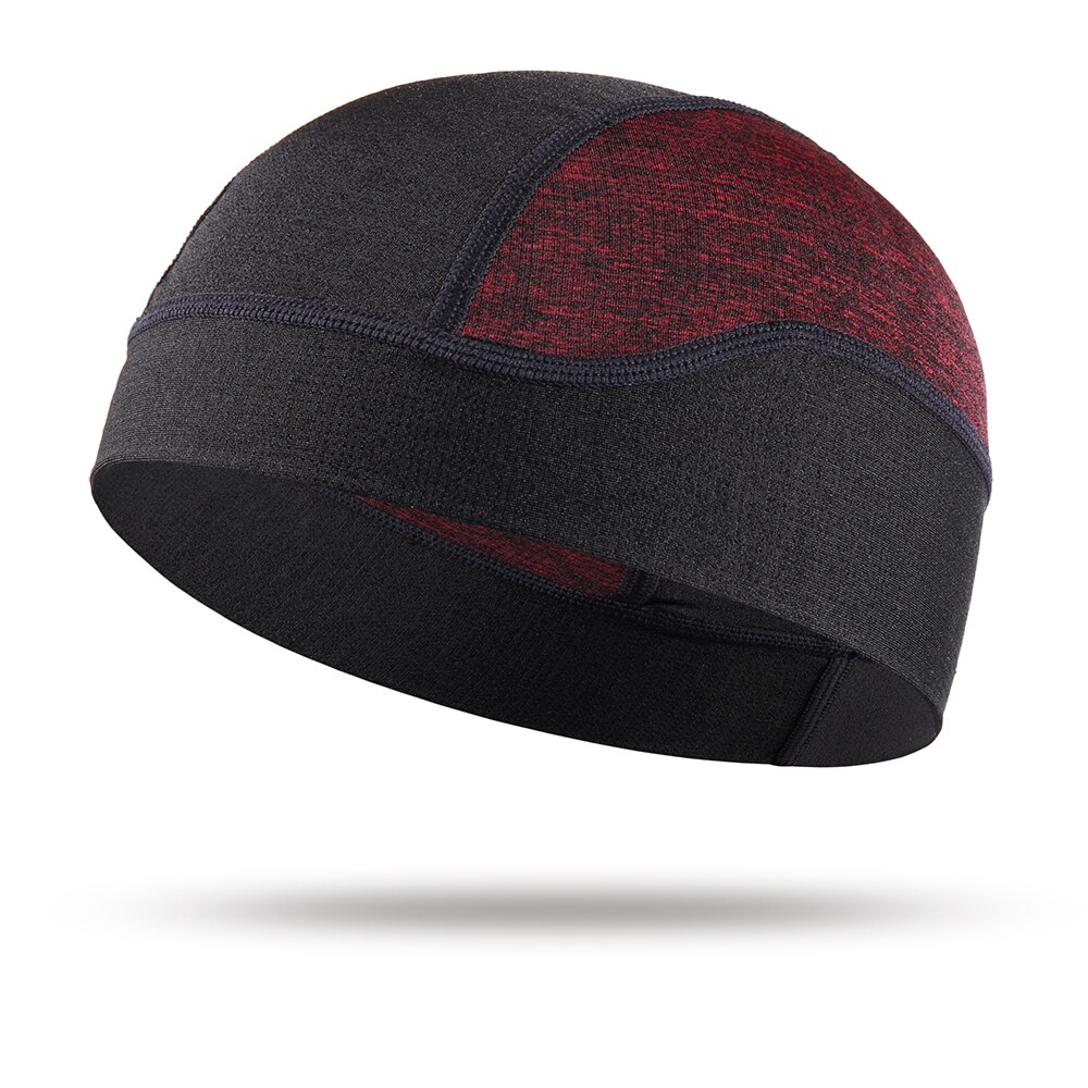 Bonnets de sport respirants d&#39;été, doublure de casque, Bonnet d&#39;extérieur, maille fine, extensible, chapeau de soleil à séchage rapide pour casquette hommes et femmes: Red