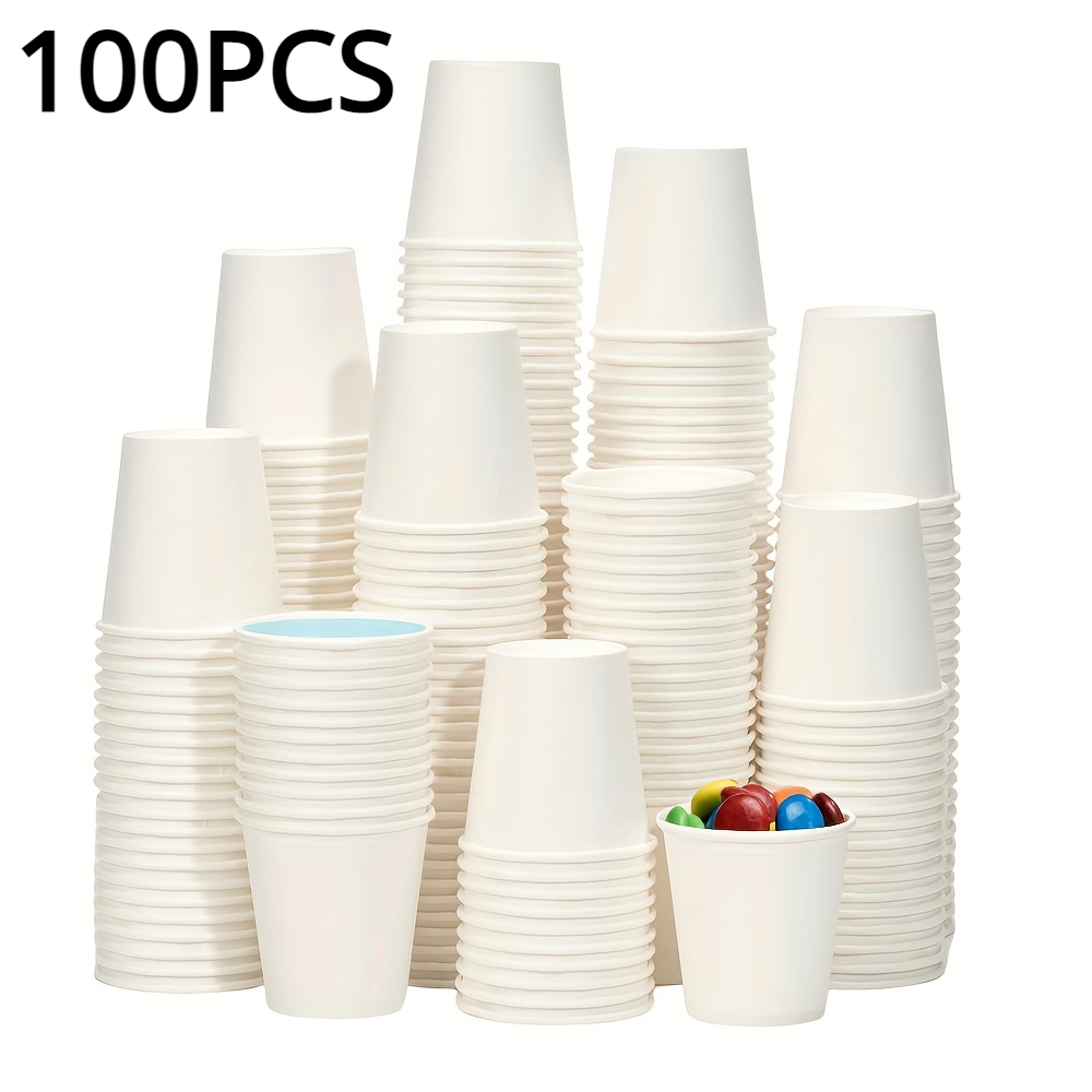 Vasos de papel pequeños desechables para supermercado, degustación de , embalaje de aperitivos, oficina, café, bebidas, dulces, Hotel, Mini taza para enjuague bucal: Grey