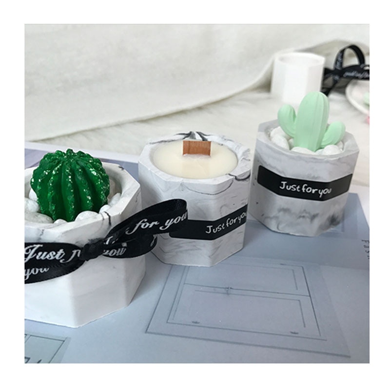 DIY Cement Pot Making Silicone Molds Hand Made Clay Crafts Making Cement Mold Succulent Plants Concrete Planter Molding Tool