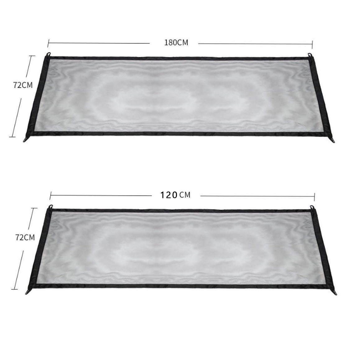 Genial mesh hundehegn hundeport til indendørs udendørs sikker kæledyrshundport sikkerhedsindhegning kæledyrsforsyninger 180*72cm/ 120*72cm