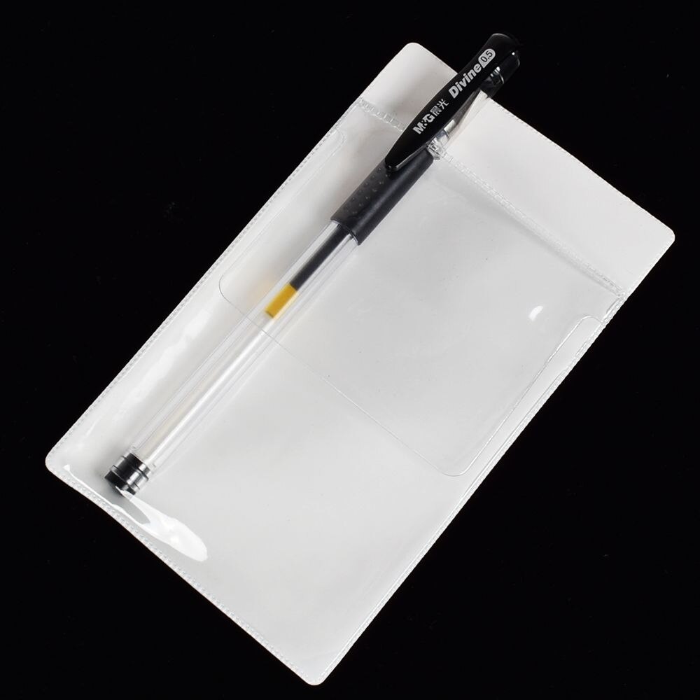 1x Shirt Pocket Ball Pen Pencil Protectors Holder Pack Transparent Clear Plastic pencil cases writing nurse