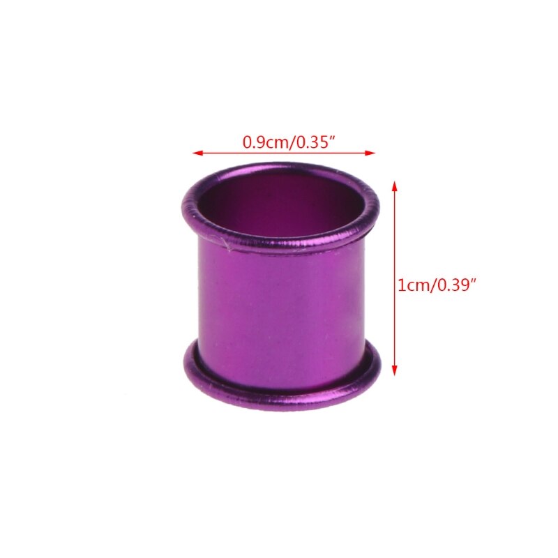 100PCS Aluminum Pigeon Bird Foot ring Identification Race pigeons color tools