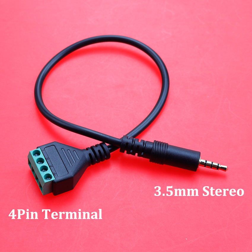 3.5mm Mono Stereo Micro Mini USB 2.0 Type-C Male to 5 Pin Female Bolt Screw Connector with Shield Terminal Plug Adapter Cable: Lavender