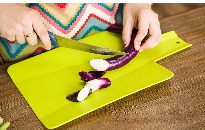 Küche Faltbare Hack Block Kreative Non-slip Folding Schneiden Bord Tragbare Camping Outdoor Schneidebrett Kochen Matte Werkzeug